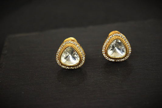 EAR STUDS / INDO WESTERN / KUNDAN POLKI EARRINGS