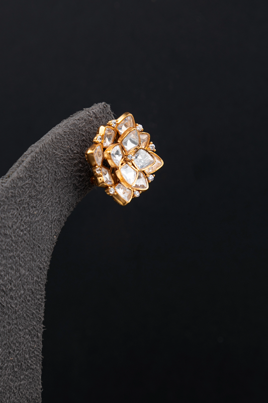 KUNDAN POLKI /INDO WESTERN / CUBIC ZIRCONIA EARRINGS