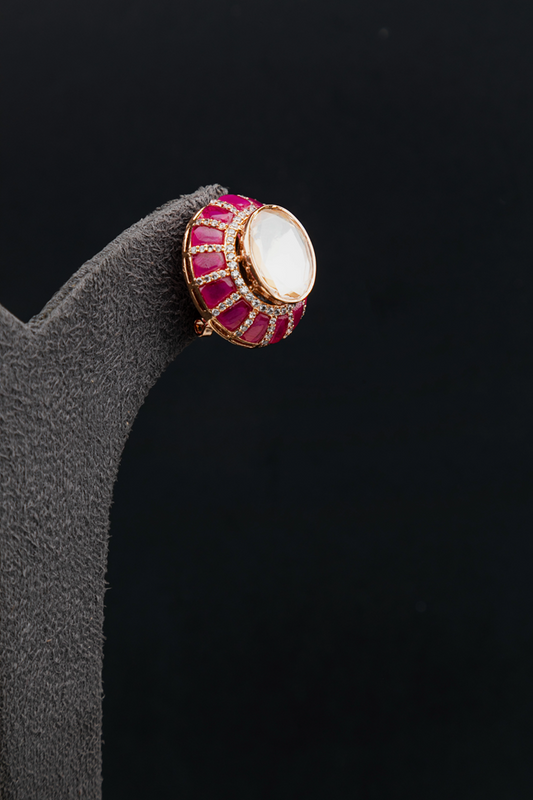 KUNDAN POLKI EARRINGS