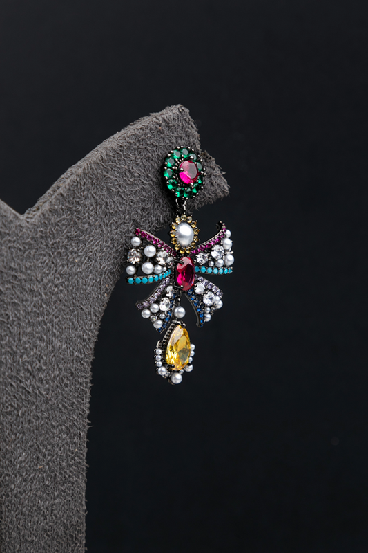 CUBIC ZIRCONIA / INDO WESTERN EARRINGS