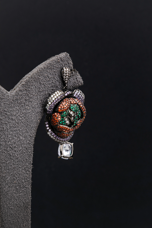 CUBIC ZIRCONIA / INDO WESTERN EARRINGS