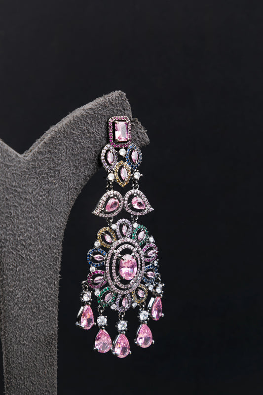 CUBIC ZIRCONIA / INDO WESTERN EARRINGS