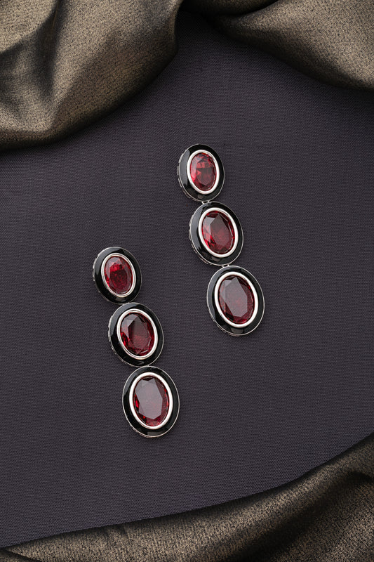 CUBIC ZIRCONIA / INDO WESTERN EARRINGS