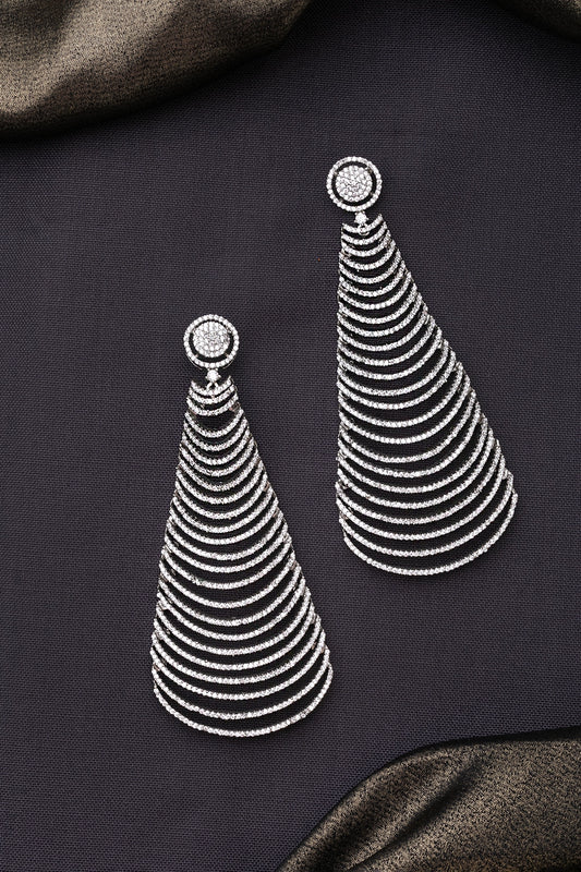 CUBIC ZIRCONIA EARRINGS