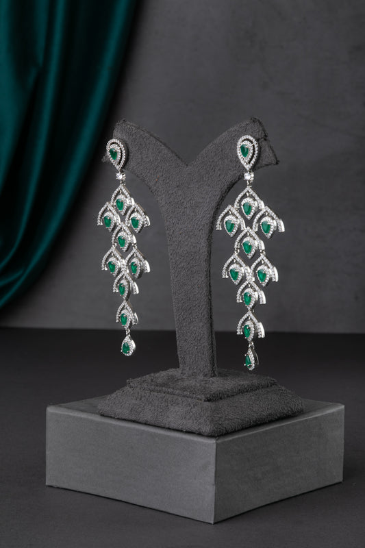 CUBIC ZIRCONIA EARRINGS