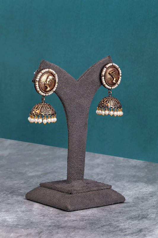 OXIDISED EARRINGS/ INDO WESTERN EARRINGS/JHUMKA