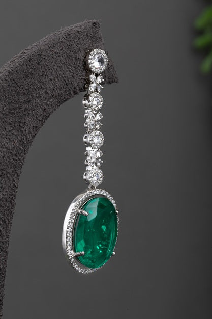 CUBIC ZIRCONIA EARRINGS