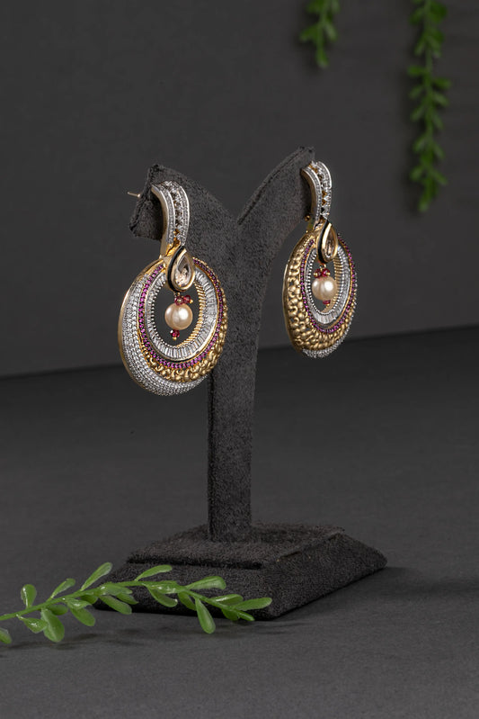 KUNDAN POLKI EARRINGS