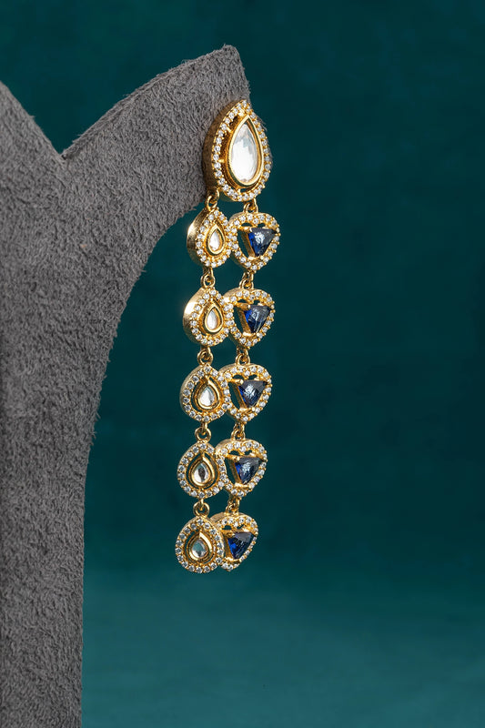 CUBIC ZIRCONIA / INDO WESTERN EARRINGS