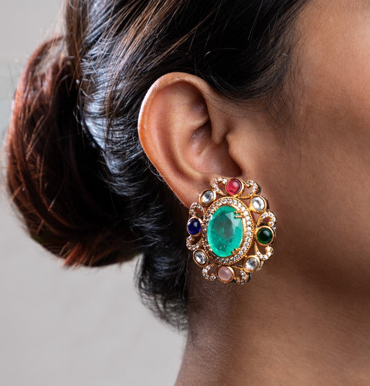 EAR STUDS / INDO WESTERN