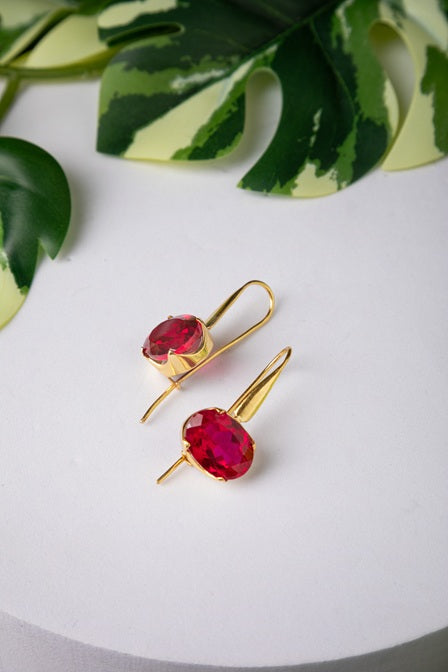 BRASS COLLECTION / SEMI PRECIOUS EARRINGS