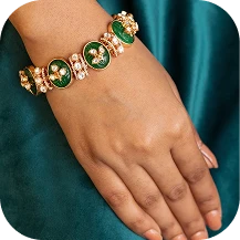 Kundan Polki Bracelet