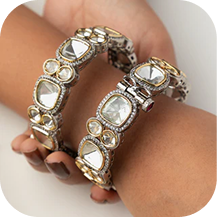 Kundan Polki Bangles
