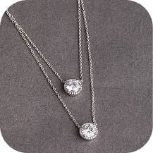 Pendant Earrings CZ