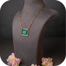Semi Precious Collection Pendant Earrings