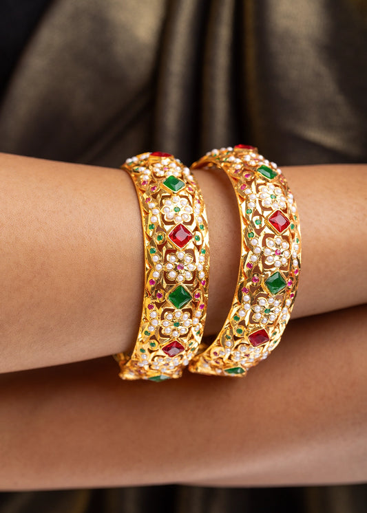Buy Amritsari Broad Bangles – 2.4 & 2.6 Sizes | Sai Jewellery