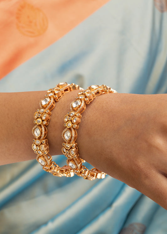 Kundan Polki Bangles