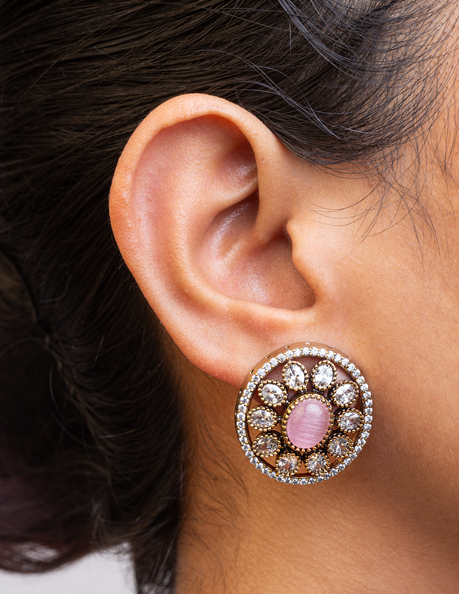 CUBIC ZIRCONIA / INDO WESTERN EARRINGS