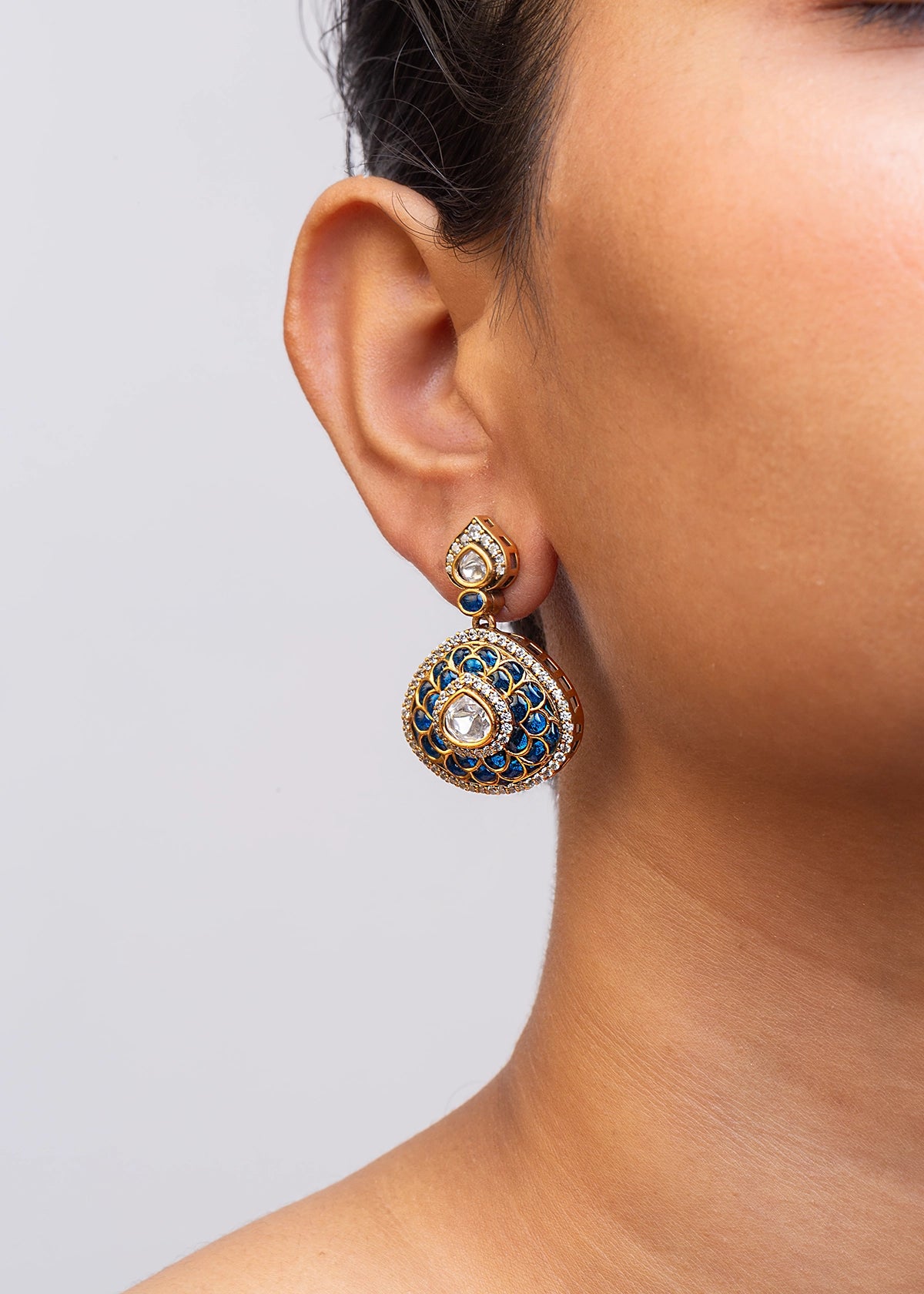 KUNDAN POLKI / INDO WESTERN EARRINGS