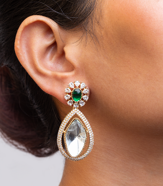 KUNDAN POLKI / INDO WESTERN EARRINGS