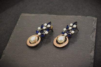 EAR STUDS / INDO WESTERN / CUBIC ZIRCONIA