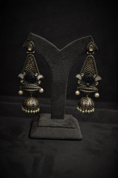 OXIDISED EARRINGS/ INDO WESTERN EARRINGS/JHUMKA