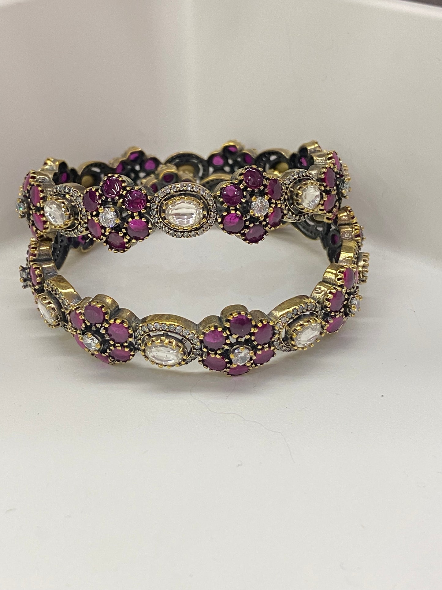 Kundan Polki Bangles
