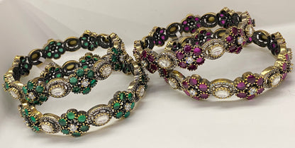 Kundan Polki Bangles
