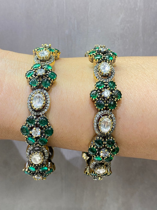 Kundan Polki Bangles