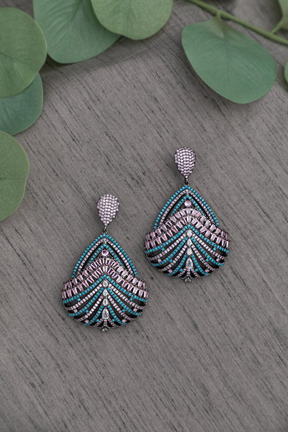 CUBIC ZIRCONIA EARRINGS