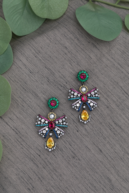 CUBIC ZIRCONIA EARRINGS