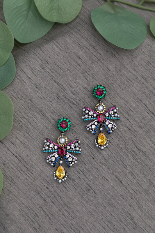 CUBIC ZIRCONIA EARRINGS