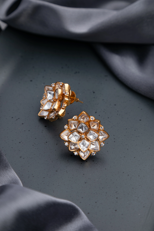 KUNDAN POLKI /INDO WESTERN / CUBIC ZIRCONIA EARRINGS