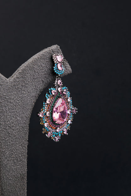 CUBIC ZIRCONIA / INDO WESTERN EARRINGS