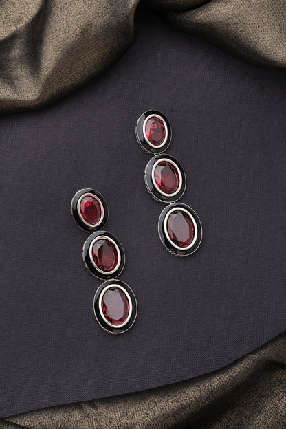 CUBIC ZIRCONIA / INDO WESTERN EARRINGS