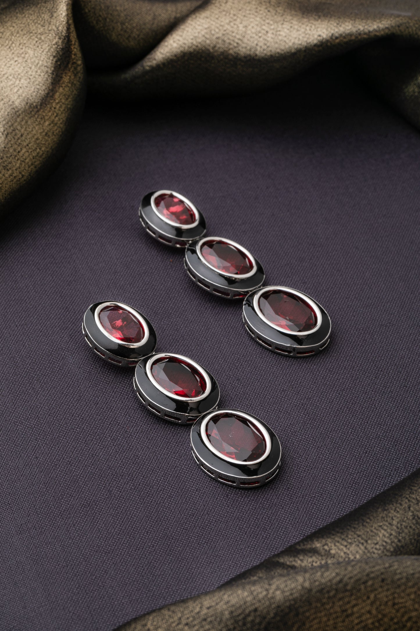 CUBIC ZIRCONIA / INDO WESTERN EARRINGS