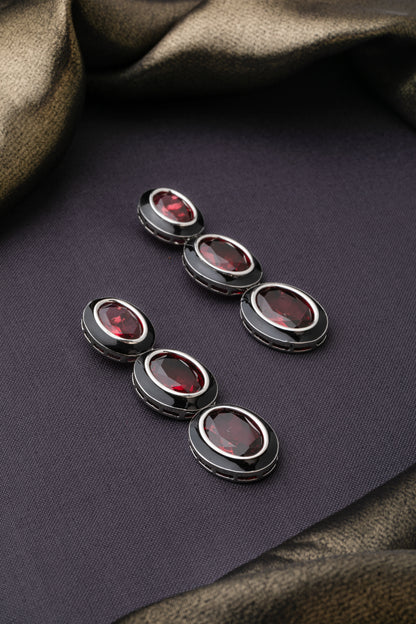 CUBIC ZIRCONIA / INDO WESTERN EARRINGS