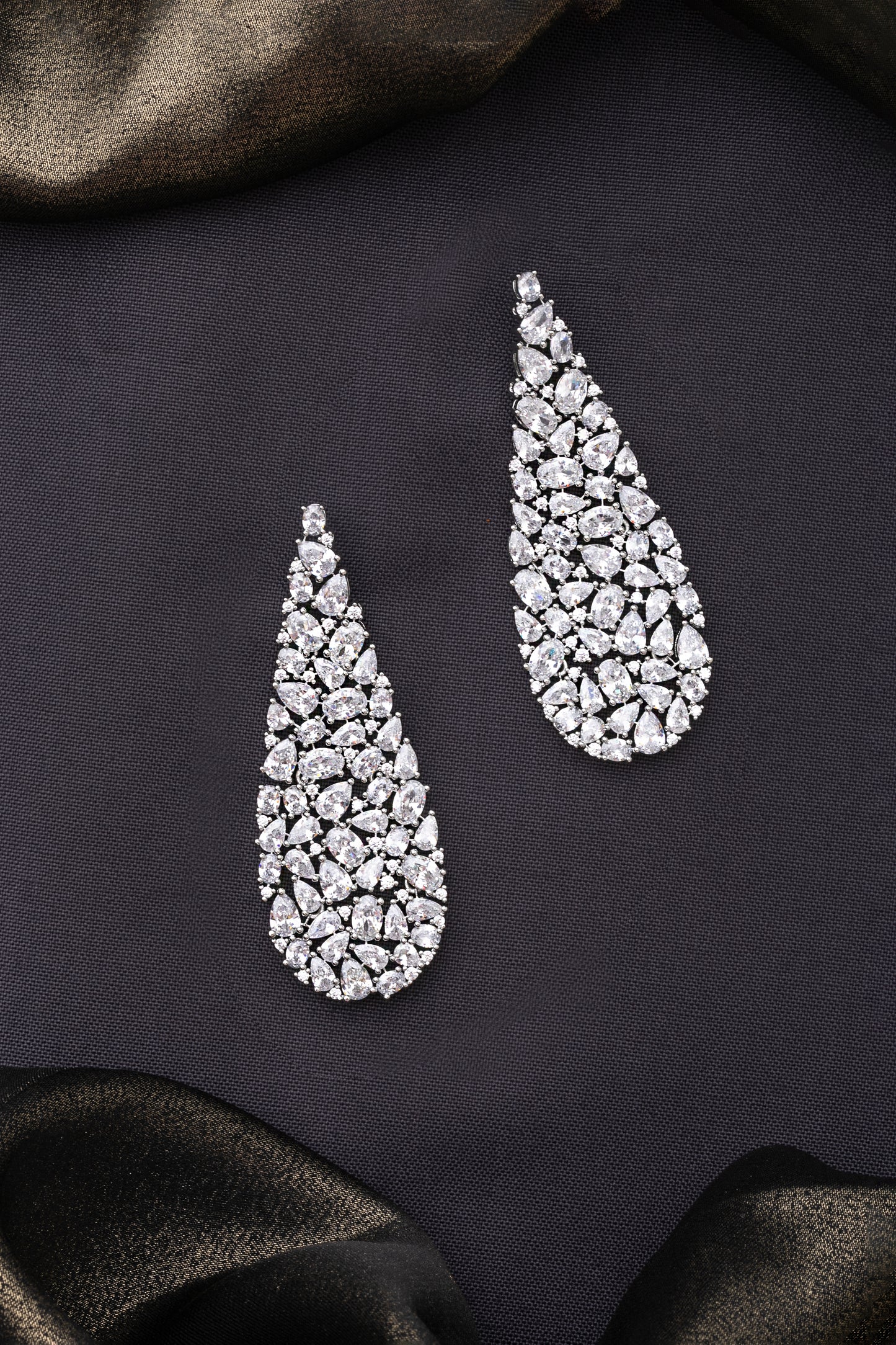 CUBIC ZIRCONIA EARRINGS