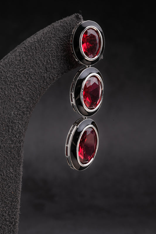 CUBIC ZIRCONIA / INDO WESTERN EARRINGS
