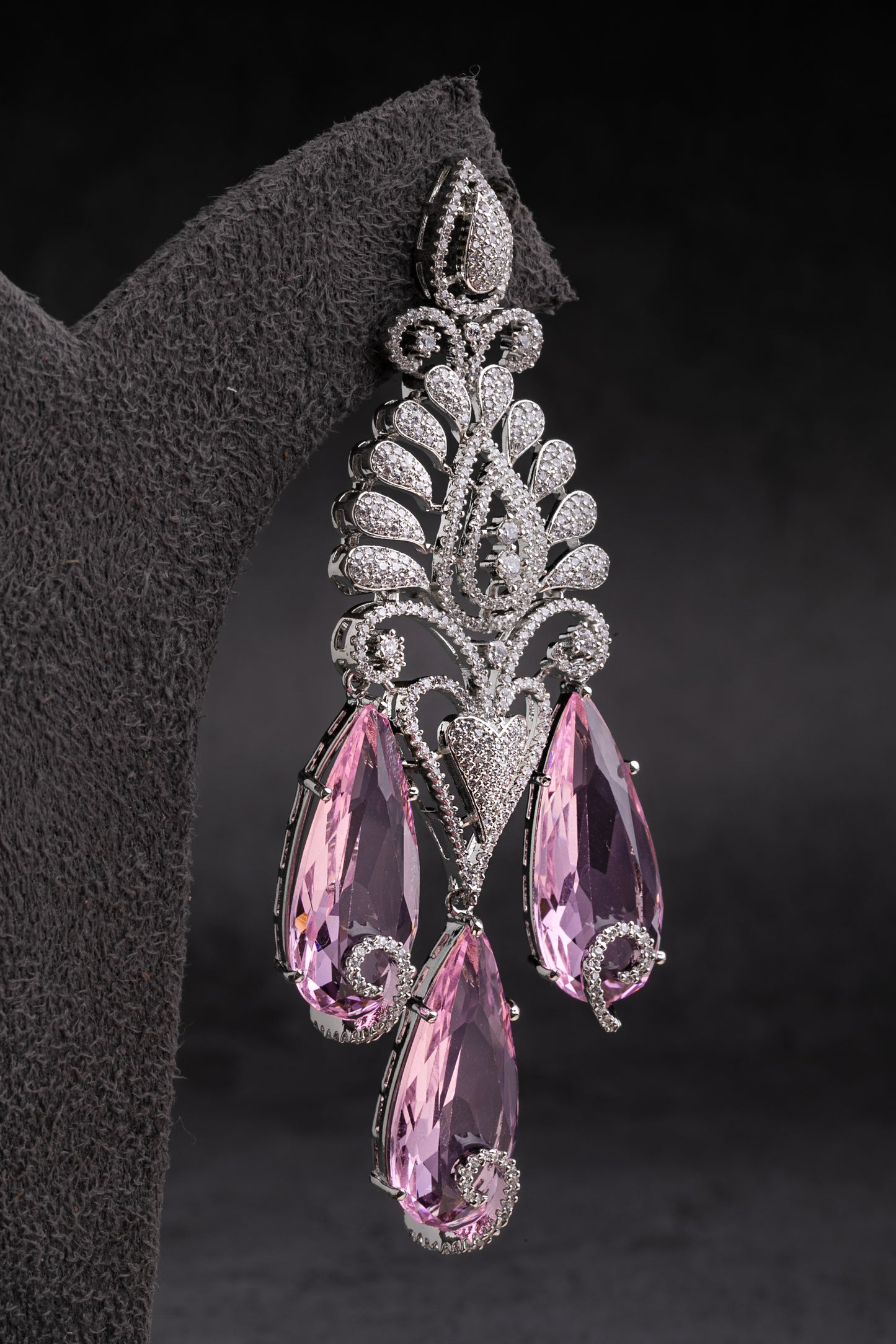 CUBIC ZIRCONIA EARRINGS