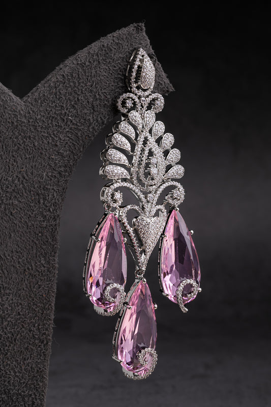 CUBIC ZIRCONIA EARRINGS