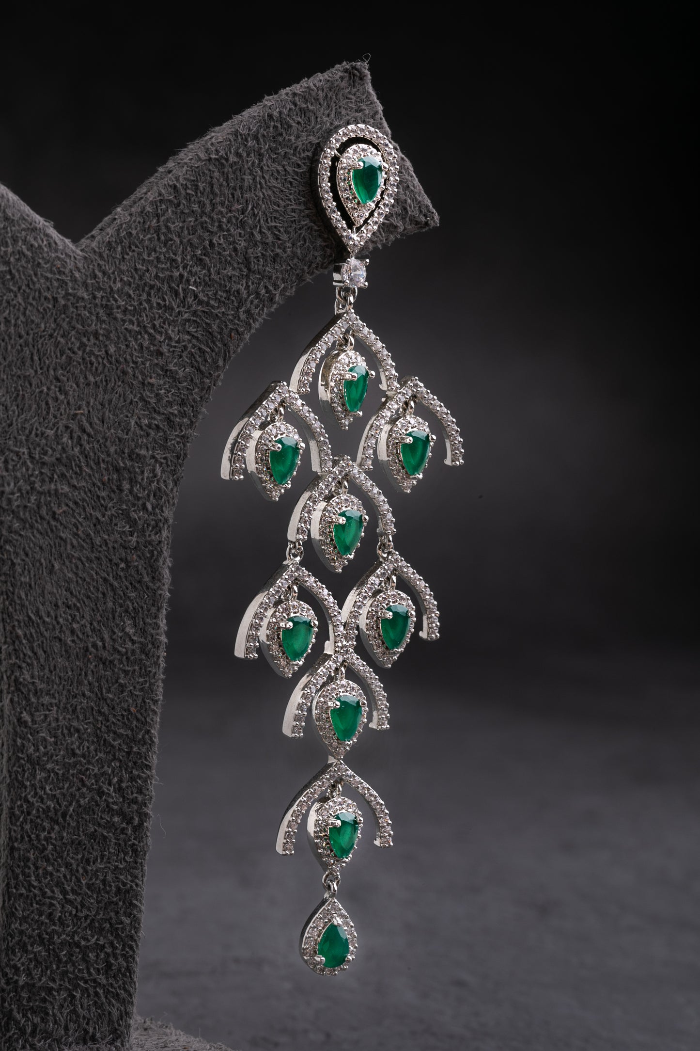 CUBIC ZIRCONIA EARRINGS