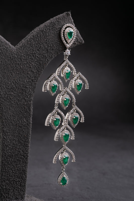 CUBIC ZIRCONIA EARRINGS