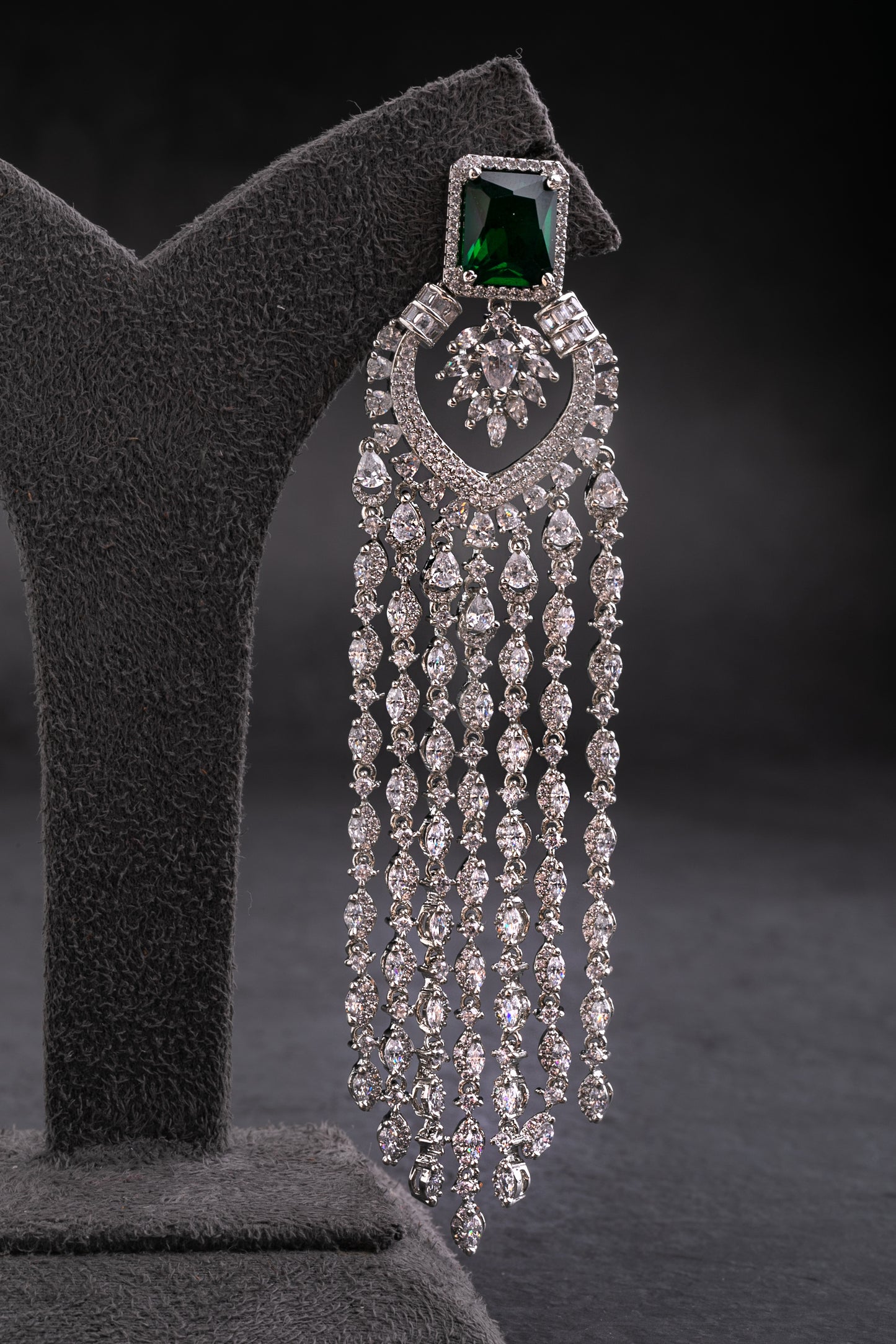CUBIC ZIRCONIA EARRINGS