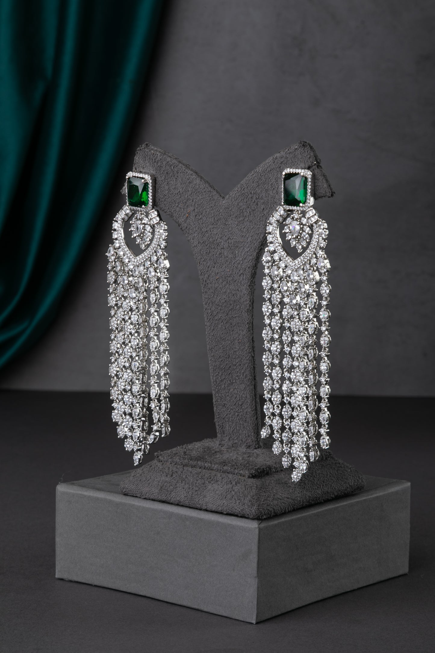 CUBIC ZIRCONIA EARRINGS
