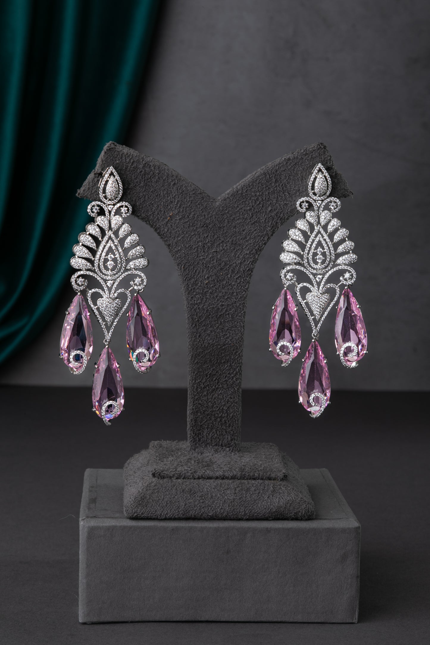 CUBIC ZIRCONIA EARRINGS