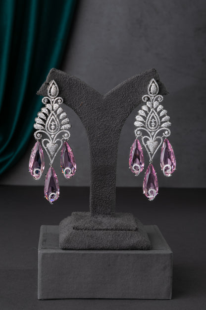 CUBIC ZIRCONIA EARRINGS