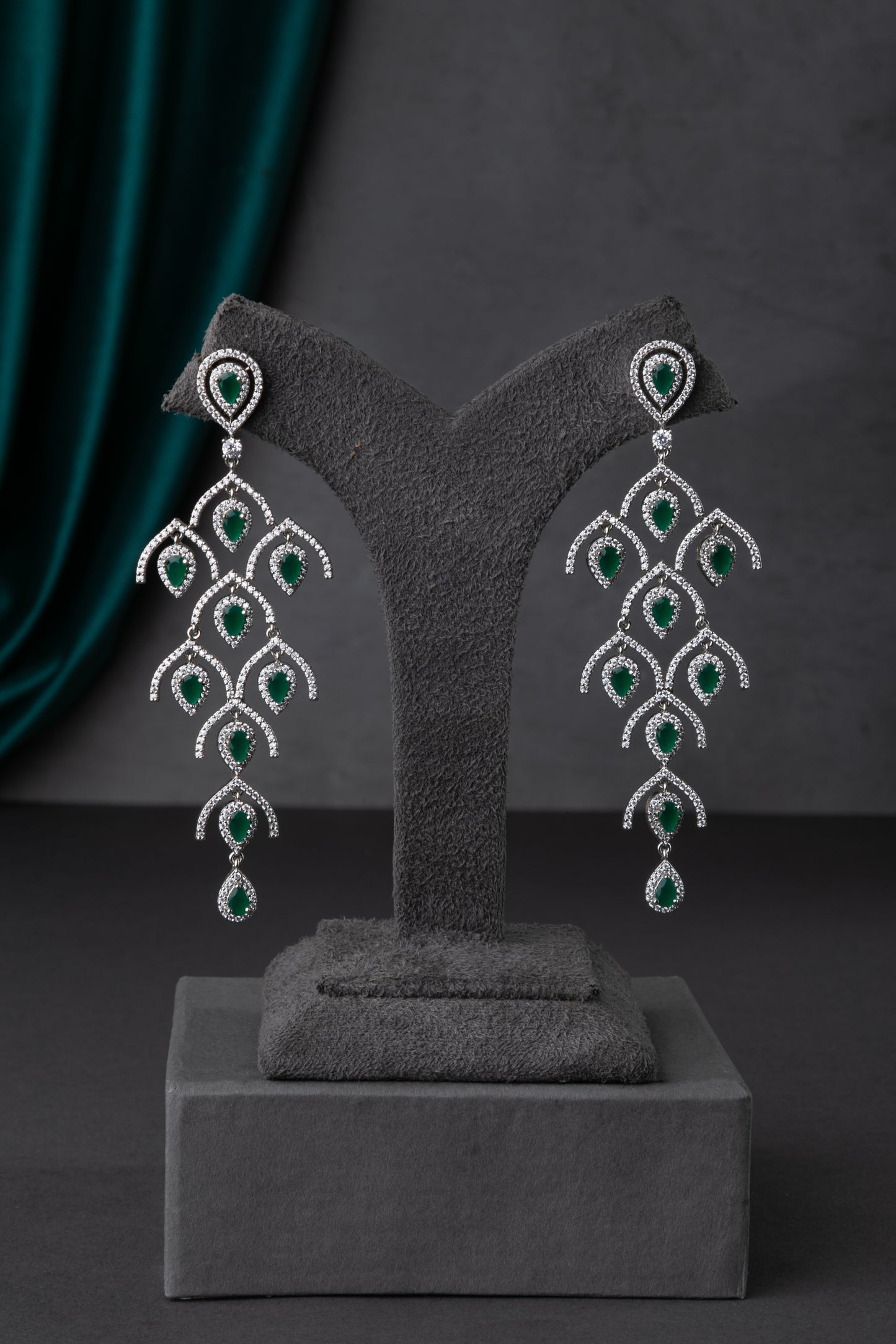 CUBIC ZIRCONIA EARRINGS
