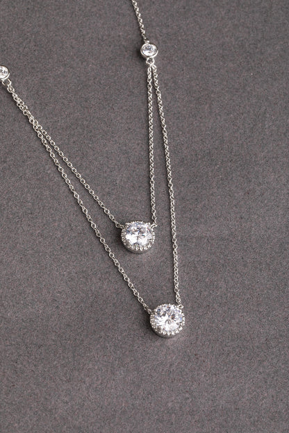 Pendant Earrings CZ