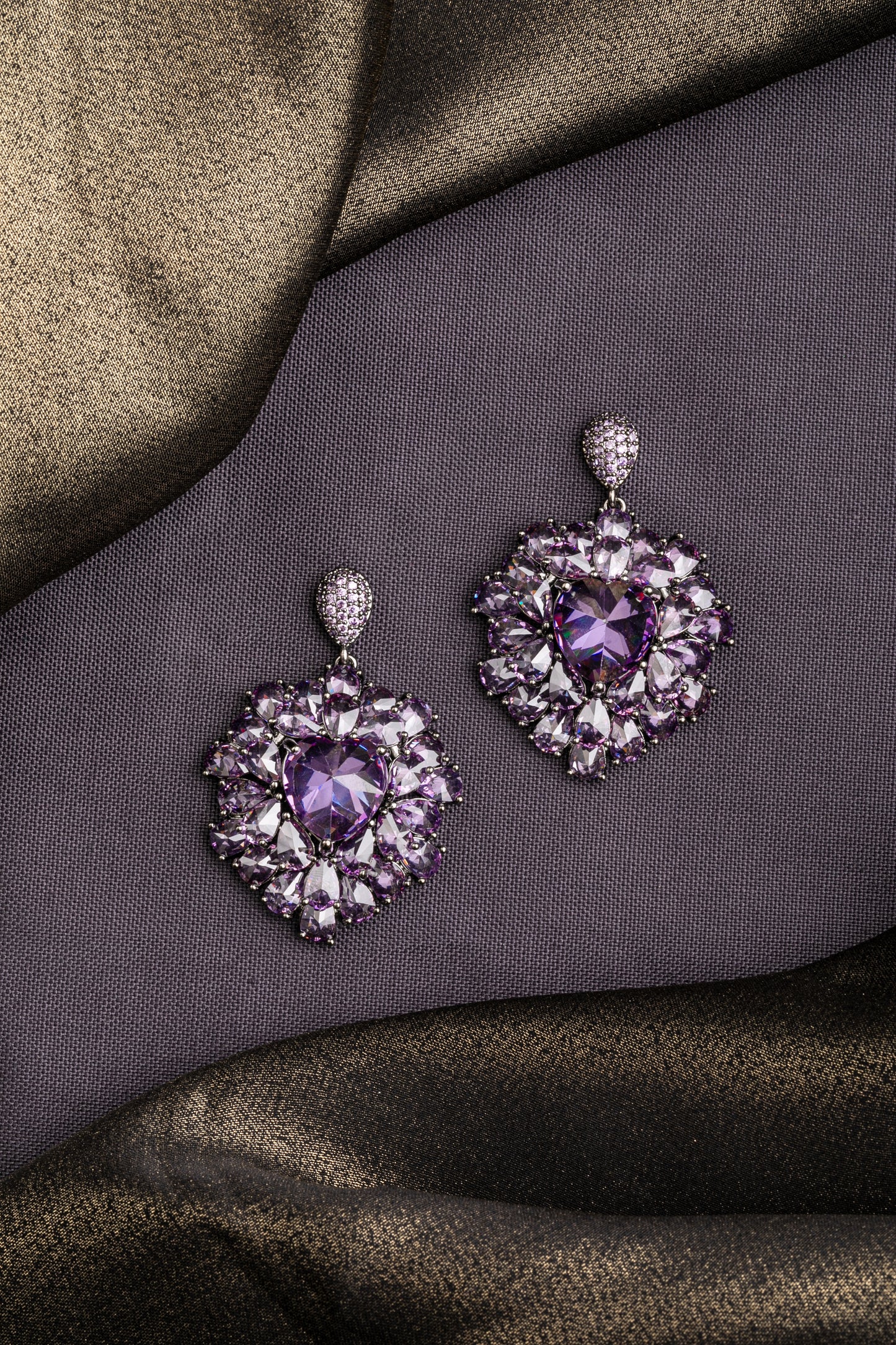 CUBIC ZIRCONIA EARRINGS